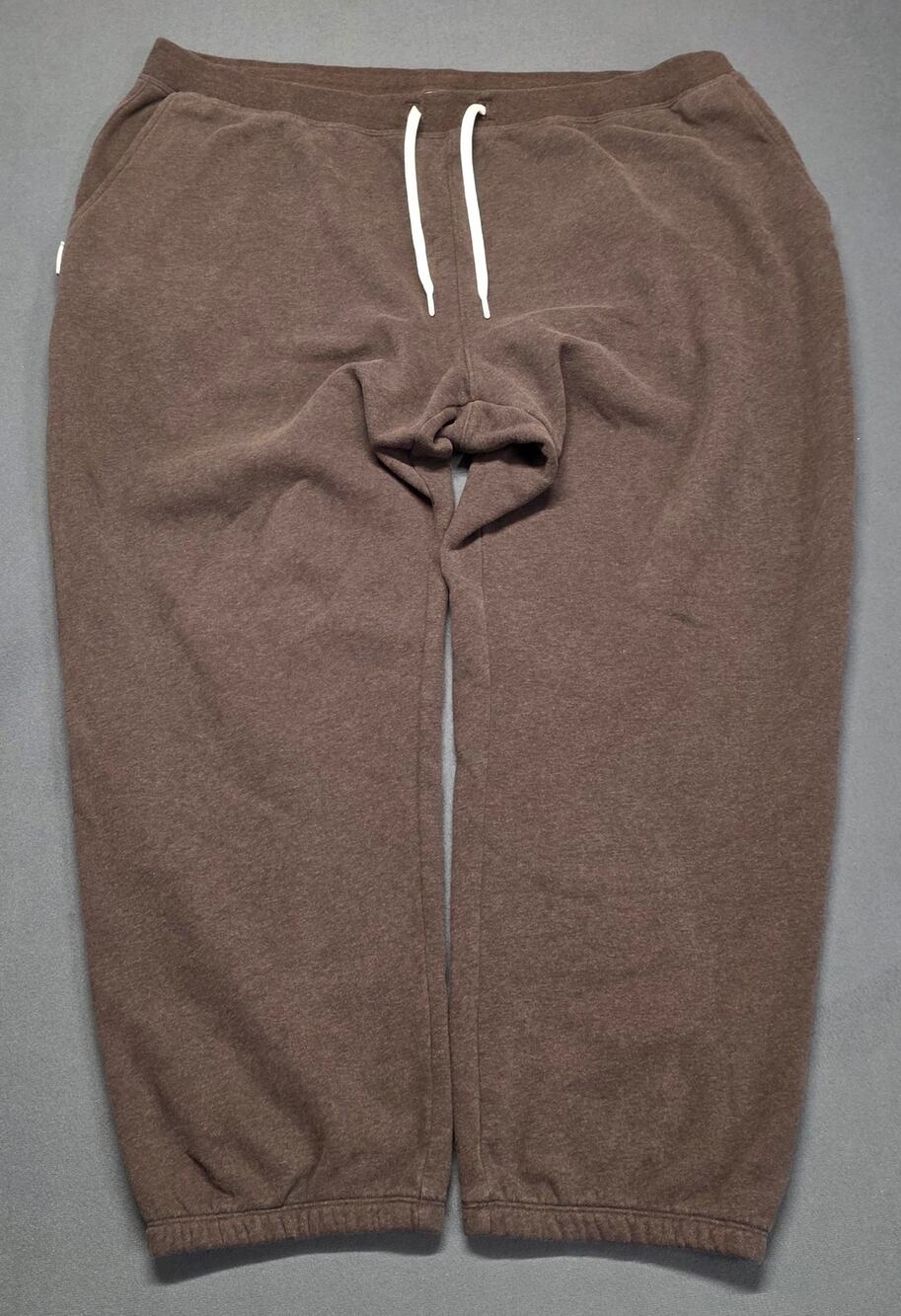 Rhoback Ready Sweatpant Men 3X Relaxed Soft Everyday Comfort Casual Pocket Cocoa